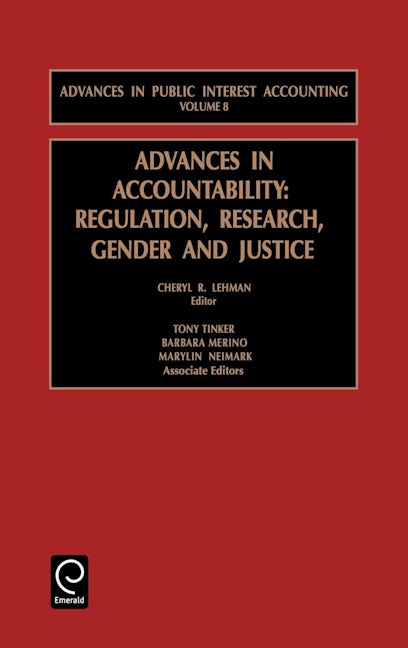 Book cover image for Advances in Accountability ISBN: 9780762305186